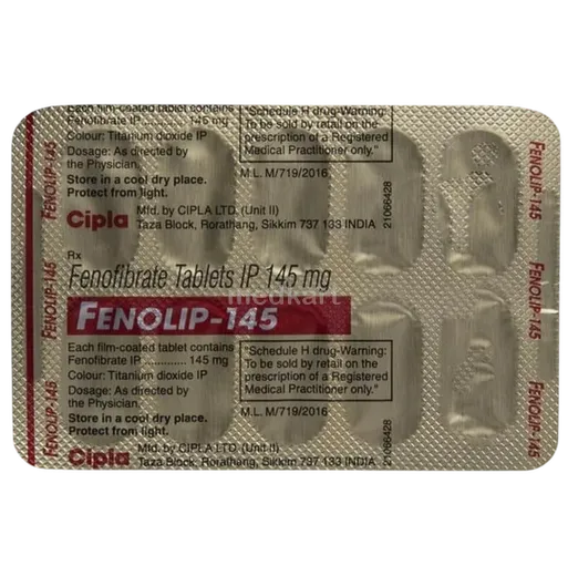 fenolip 145mg tablet 10's